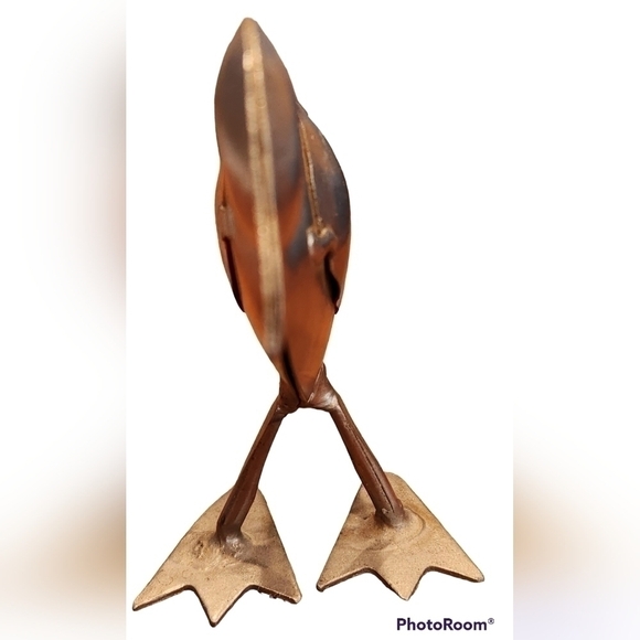 METAL bird sparrow sculpture - Picture 3 of 3